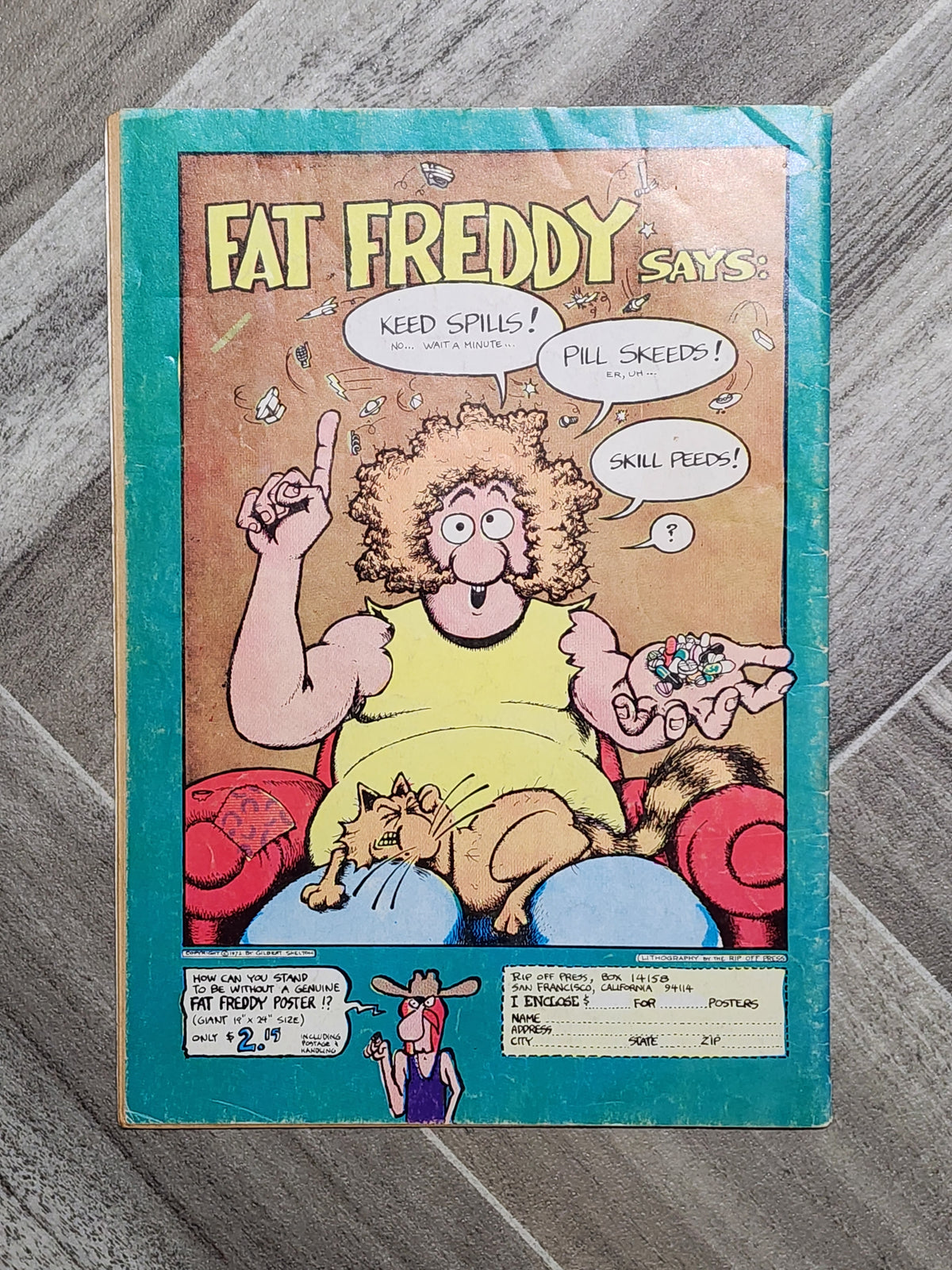 Comic: Freak Brothers No. 3 - Gilbert Shelton