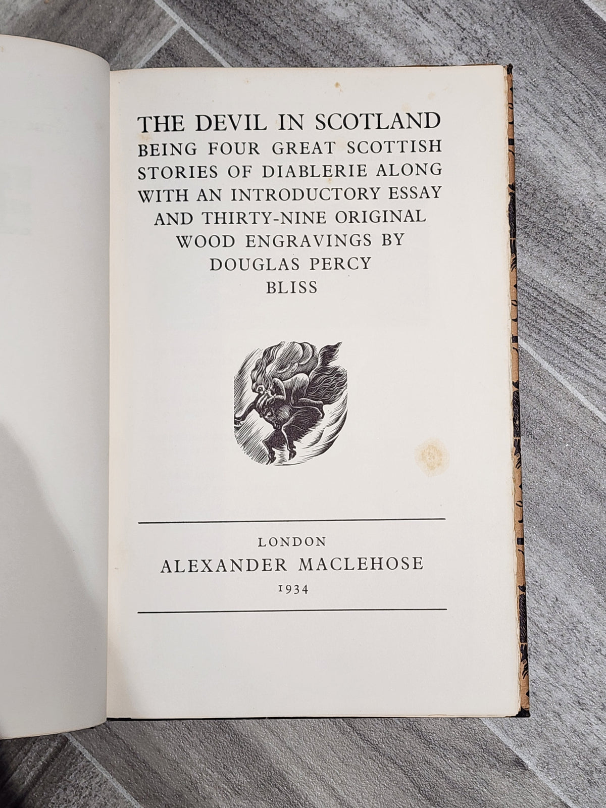 Book: The Devil In Scotland - Alexander Maclehose