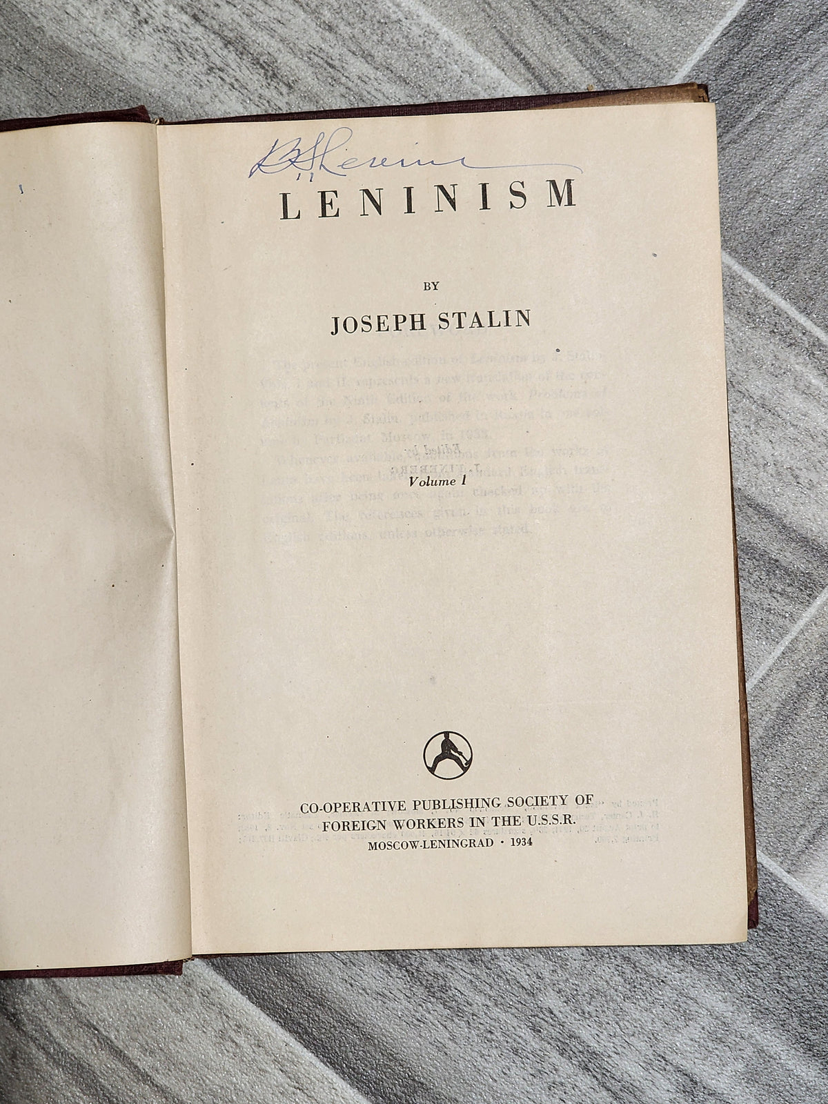 Book: Leninism - Joseph Stalin
