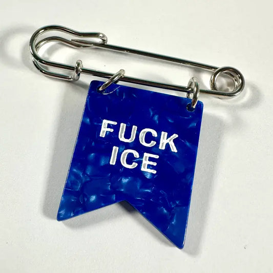 Pins: Fuck Ice Safety Pin