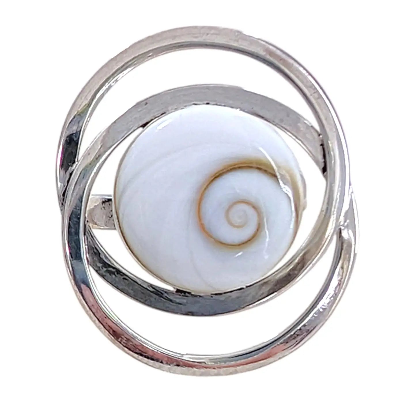 Rings: Shiva Shell Sterling Silver Adjustable