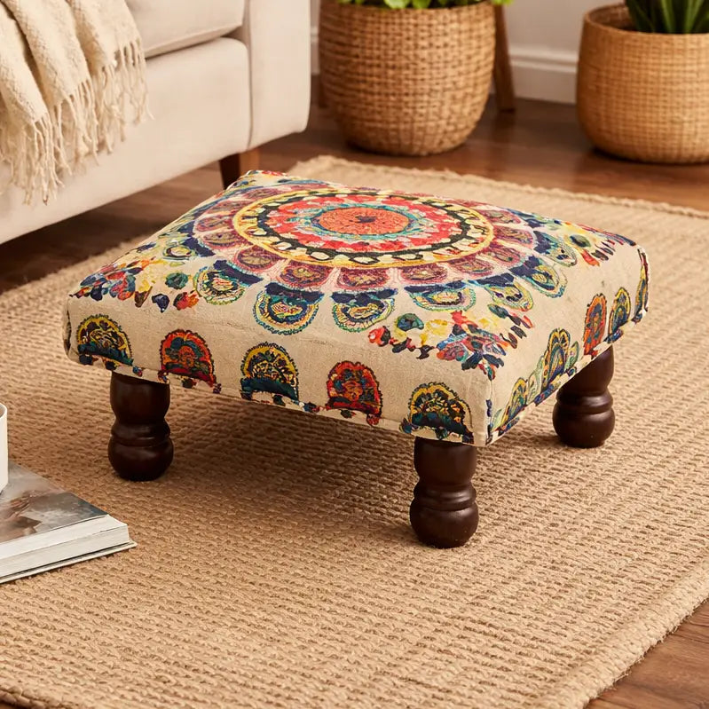 Ottoman: Mandala Foot Stool