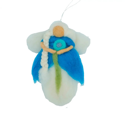 Ornament: Forest Fairy Felted Wool