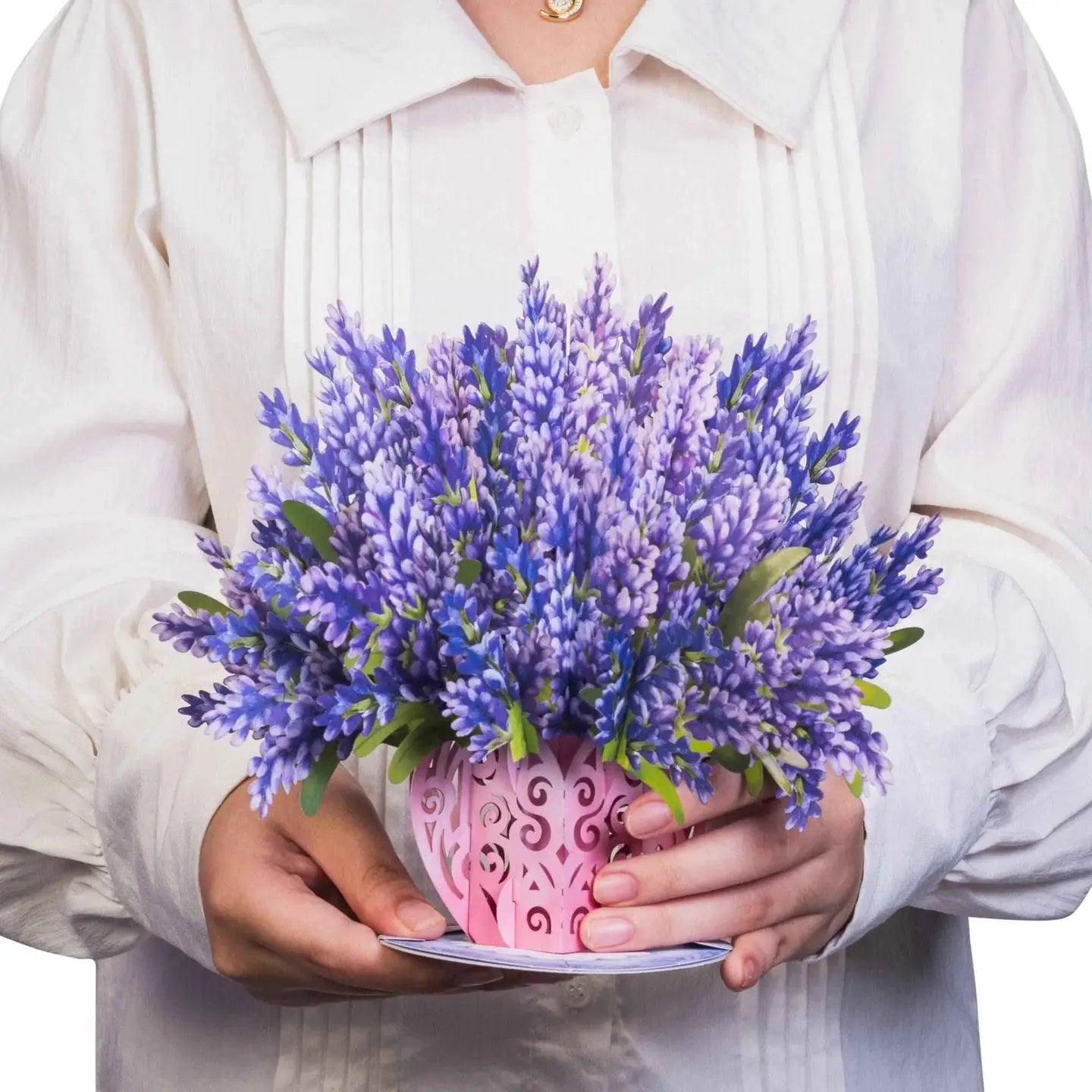 Cards: Pop-Up Lavender Bouquet