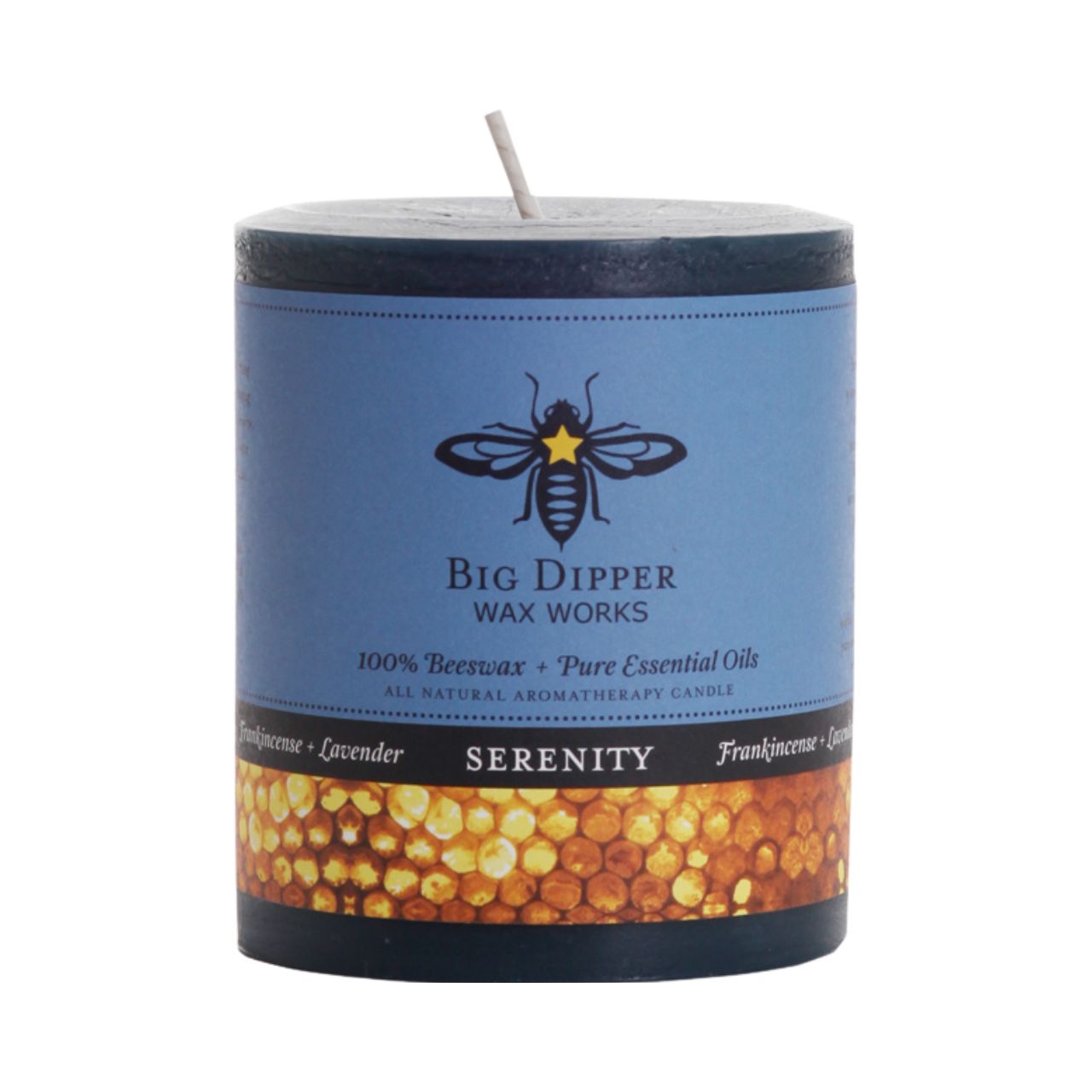 Candles: Beeswax Pillars: Three Sizes (Various Scents)