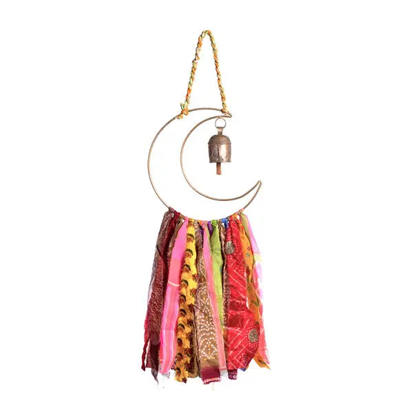 Chimes: Upcycled Metal Moon Bell