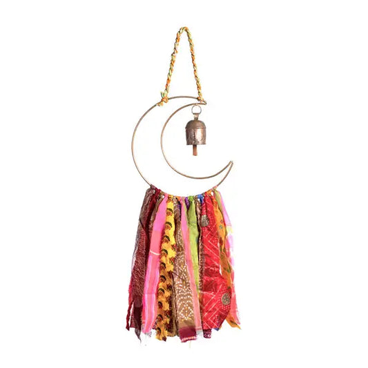 Chimes: Upcycled Metal Moon Bell