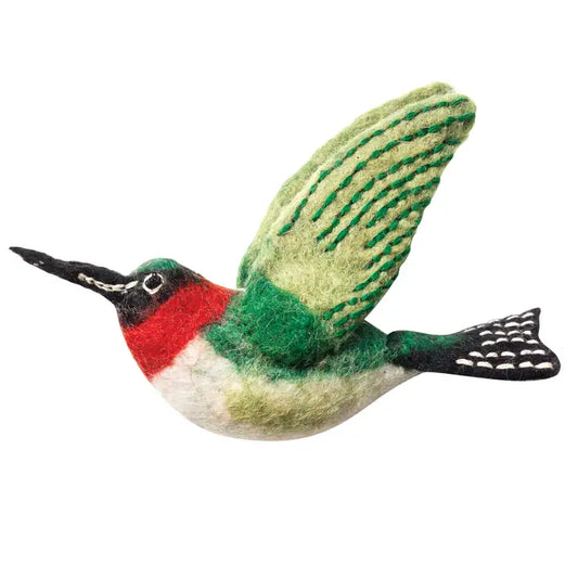 Ornaments: Felted Hummingbird