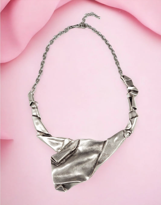 Necklace: Pewter Necklace / Boho Design
