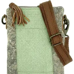 Crossbody: Two Tone Jute (Various Colors)