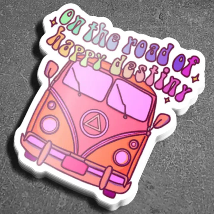Sticker: On The Road of Happy Destiny