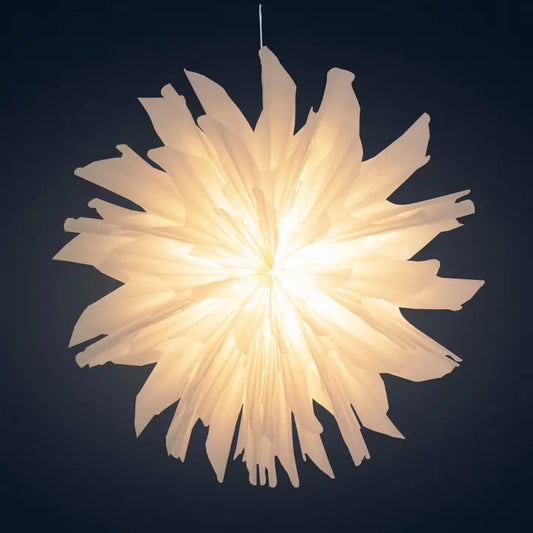 Lantern: Snowflake -24 Inch - Frosted Mylar