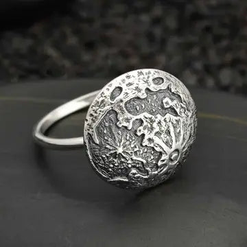 Rings: Full Moon - Sterling Silver