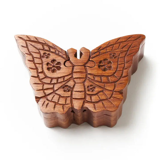 Box: Wooden Butterfly Puzzle