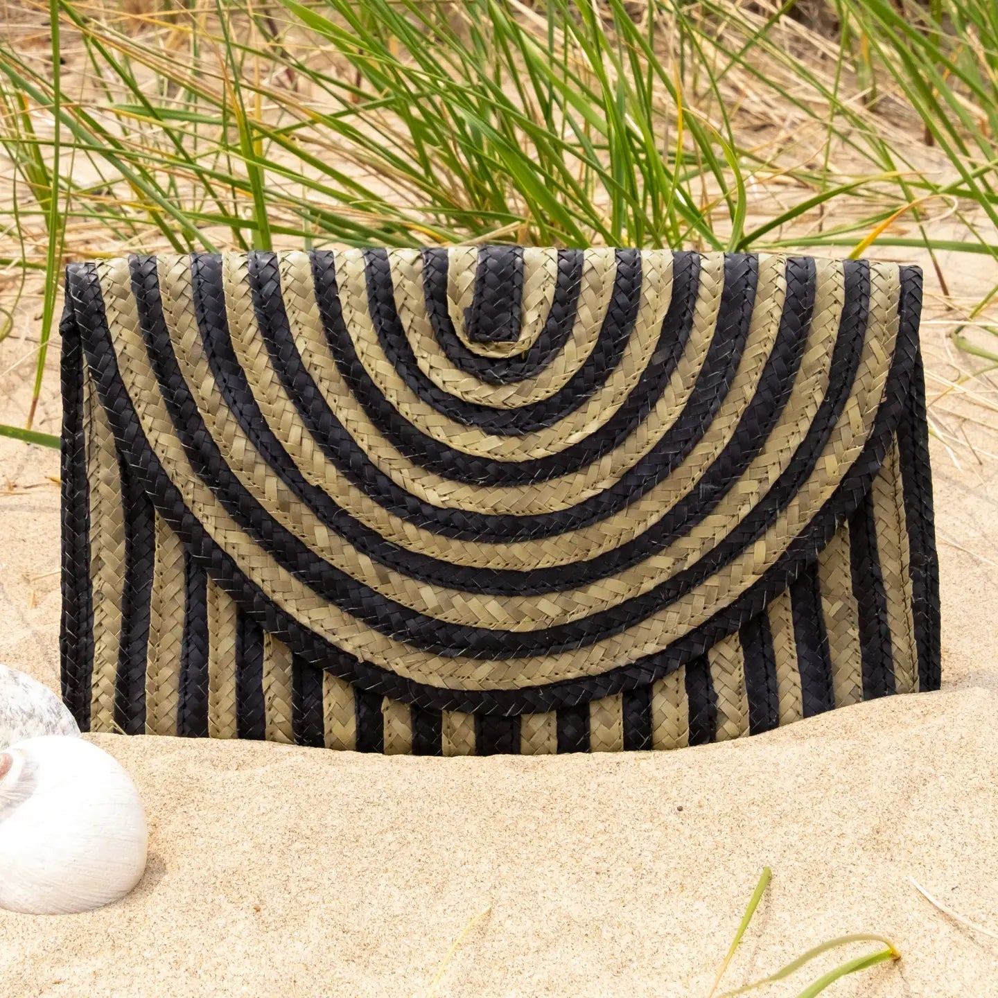 Clutch: Handwoven Straw (Rectangle)