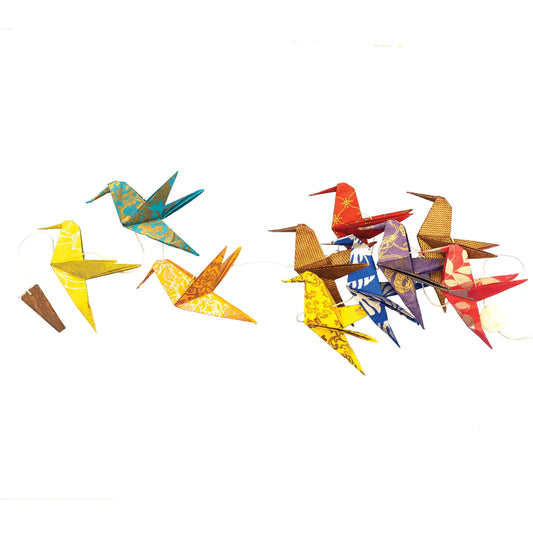 Garland: Origami Hummingbird
