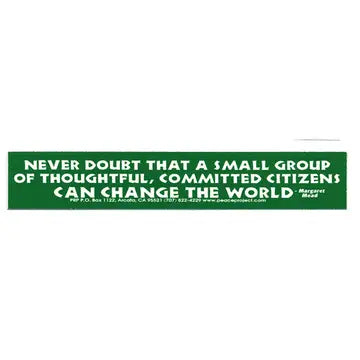 Sticker: Margaret Mead Quote