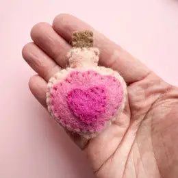Felted Mini Love Potion
