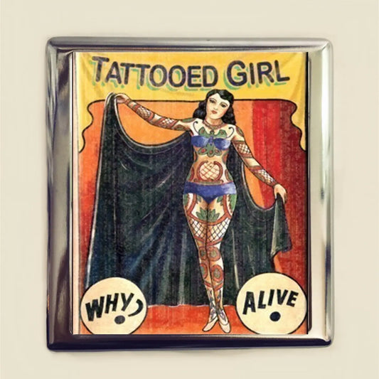 Cigarette Case: Tattooed Girl