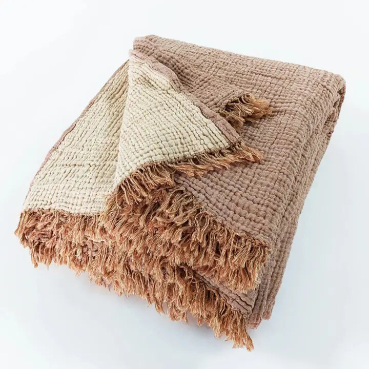 Blanket: 100% Cotton Muslin (Various Colors)