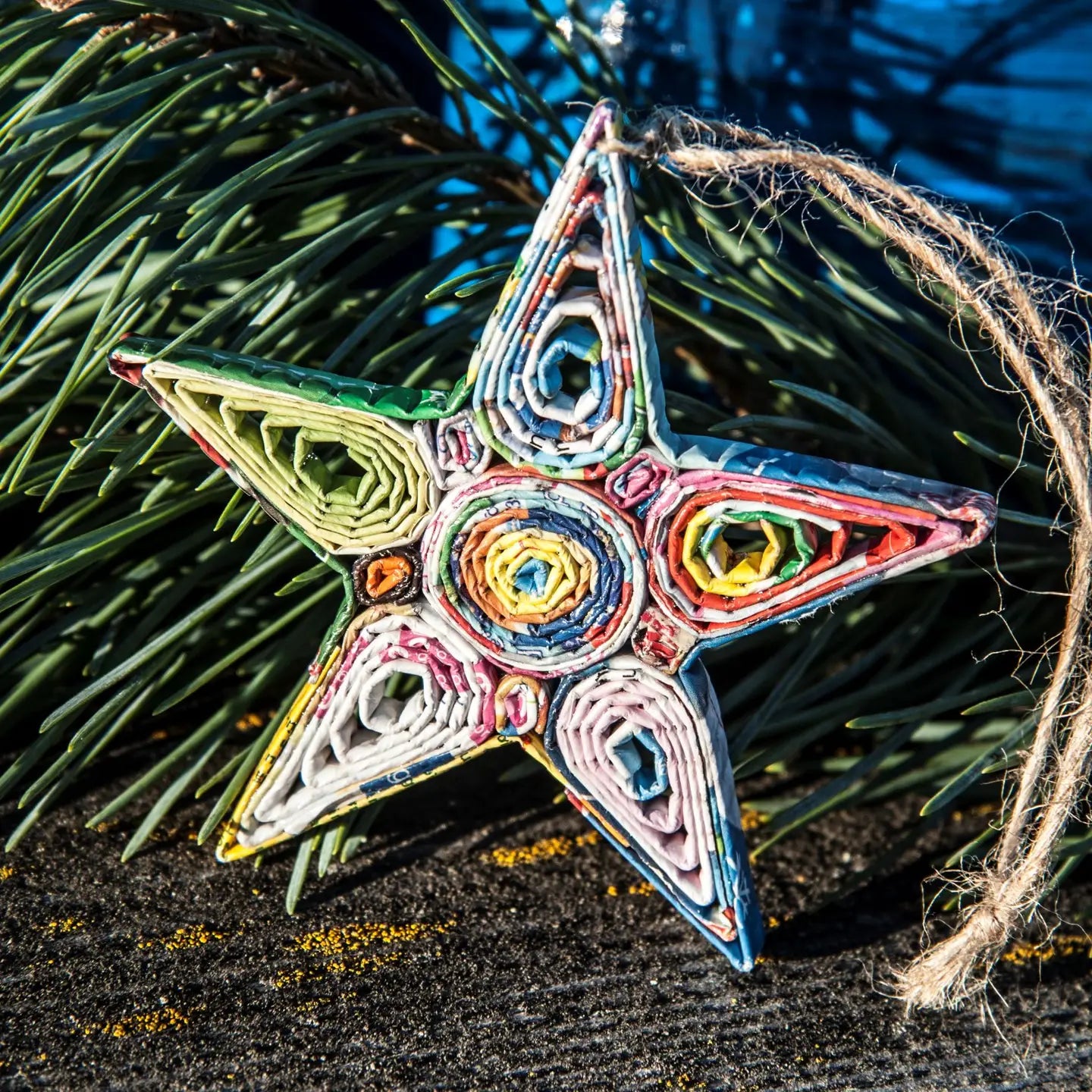Ornaments: Upcycled Paper Star