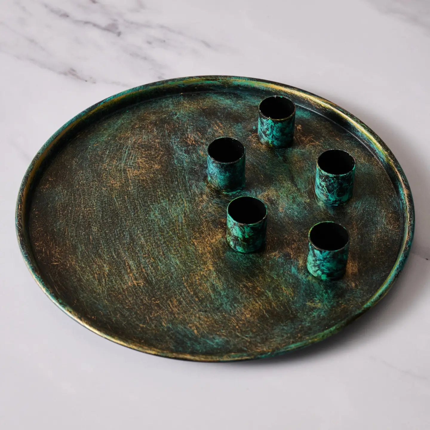 Candle Holder: Iron Taper Candle Holder Plate