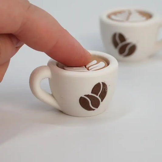 3D Printed Keychain Coffee Cup Clicker