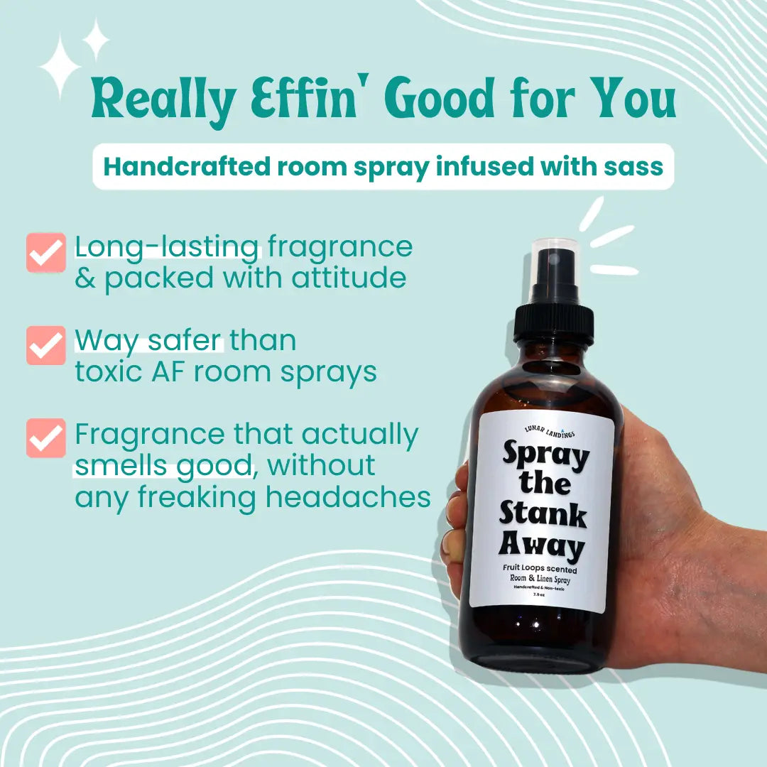 Room and Linen Sprays: Fresh Linen/Citrus "Spray The Stank Away"