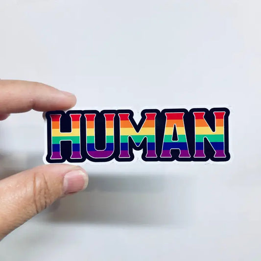 Sticker: Rainbow Human