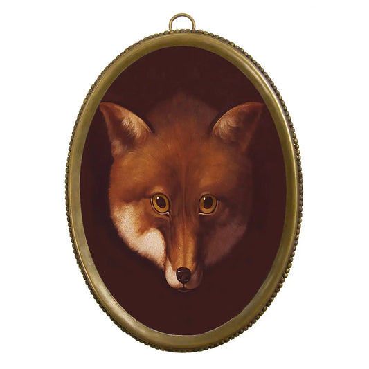 Art Print: Fox Head (framed)