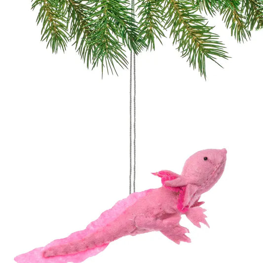 Ornaments: Pink Axolotl