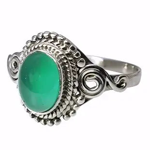 Rings: Green Onyx