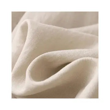 Pants: Cotton and Linen Cropped