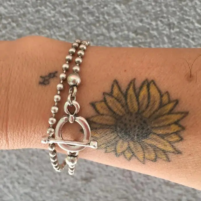 Bracelet/Necklace: Convertible Ball Chain