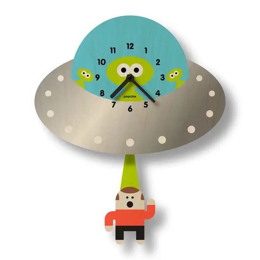 Clock: Flying Saucer Pendulum Clock