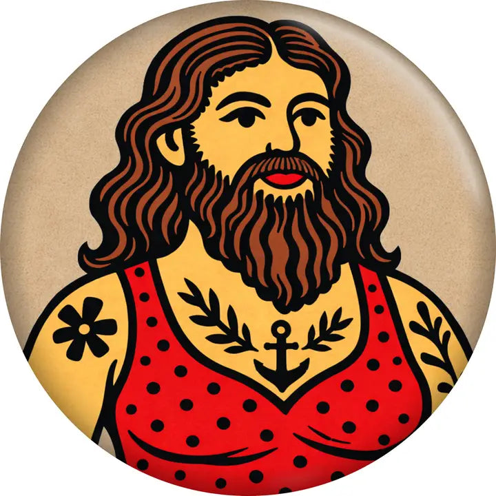 Pins: Bearded Lady
