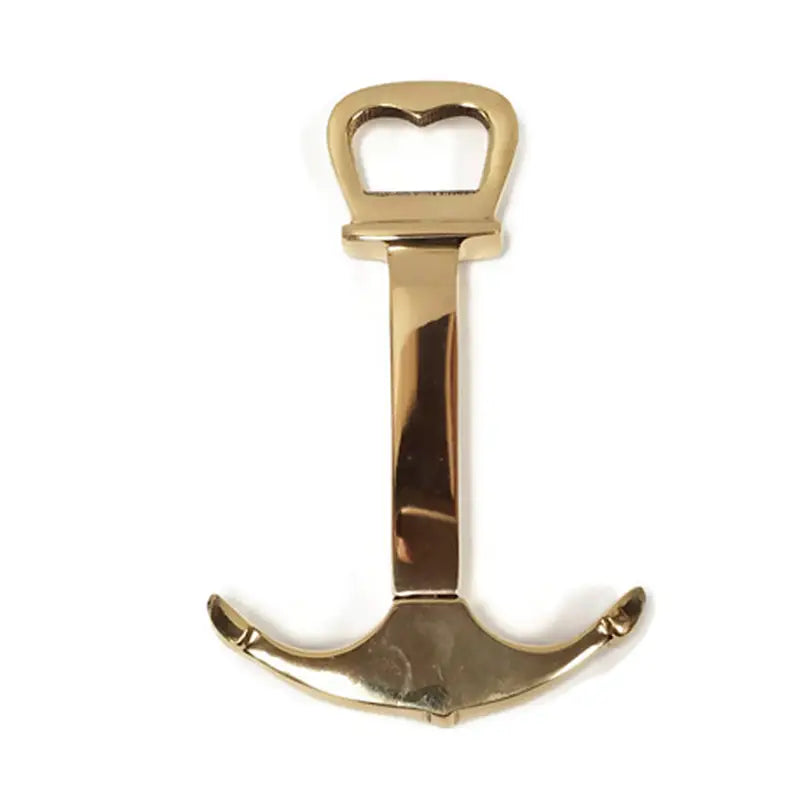 Cork Screw: Solid Polished Brass Anchor