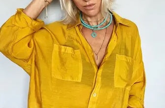 Blouse: Oversized Button Down