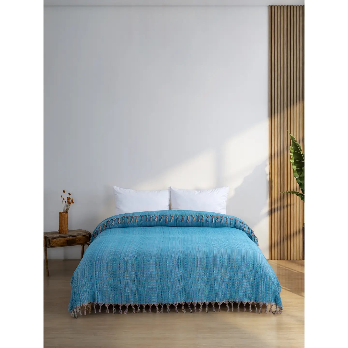 Blanket: Handwoven King Size Throw (Two Colors)