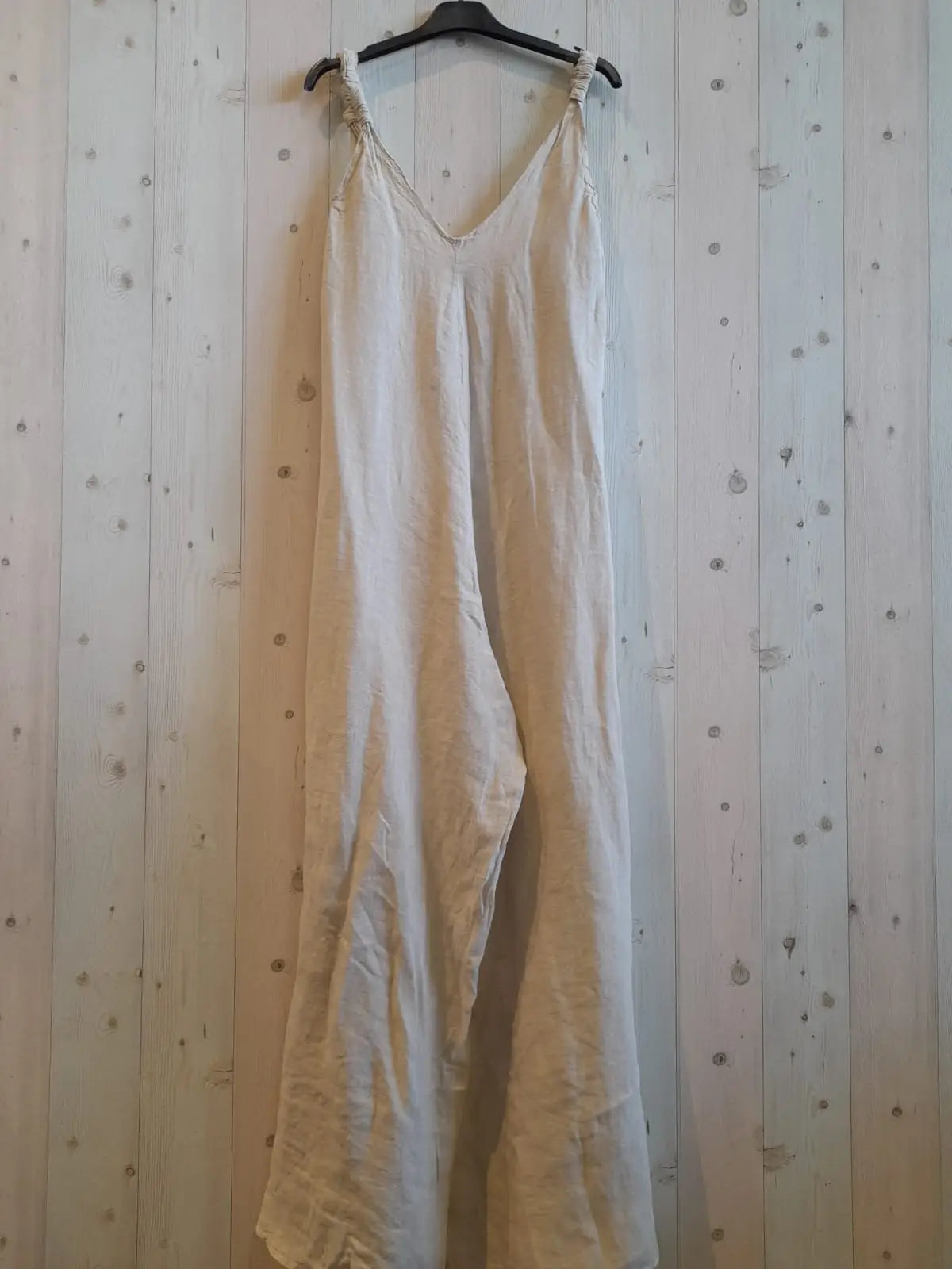 Jumpsuit: 100% Linen (Four Colors)