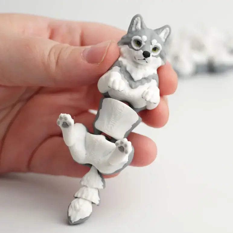 3D Printed Fidget Wolf