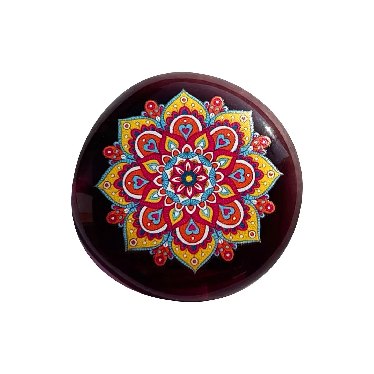 Palm Stone: Mandala (Various Colors)