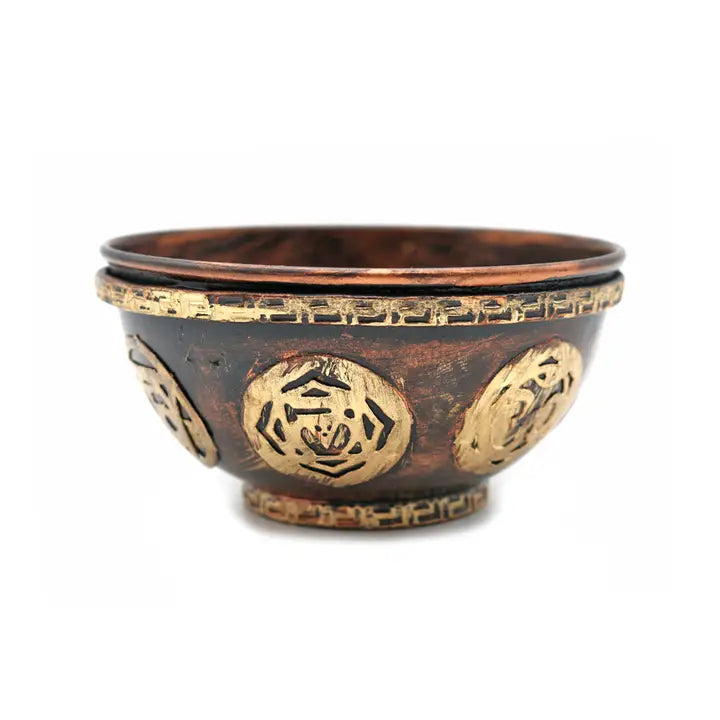 Smudge Bowl: Copper 7 Chakras