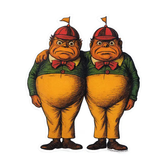 Sticker: Tweedledee & Tweedledum