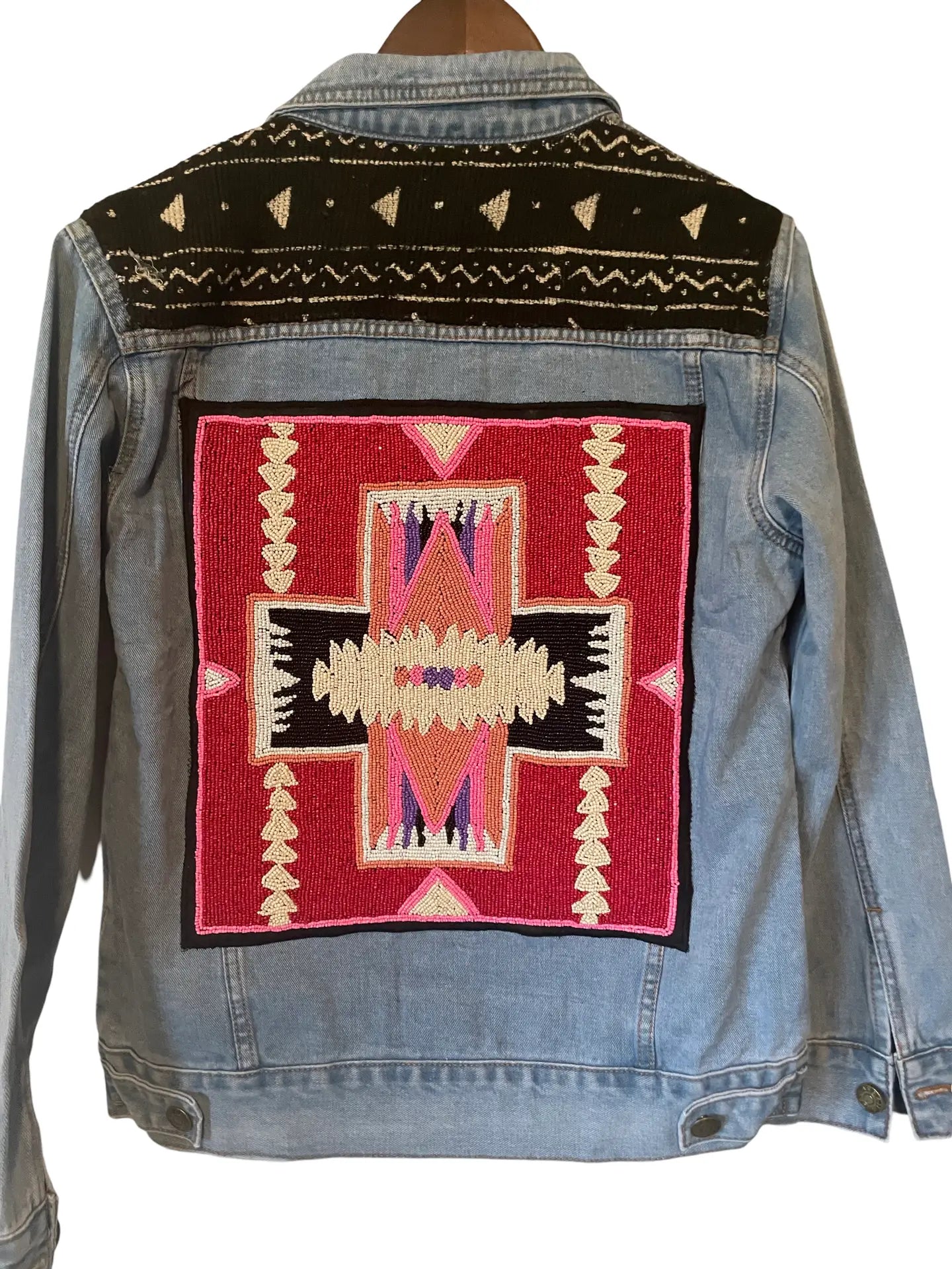 Jacket: Embellished Southwest Beaded Denim