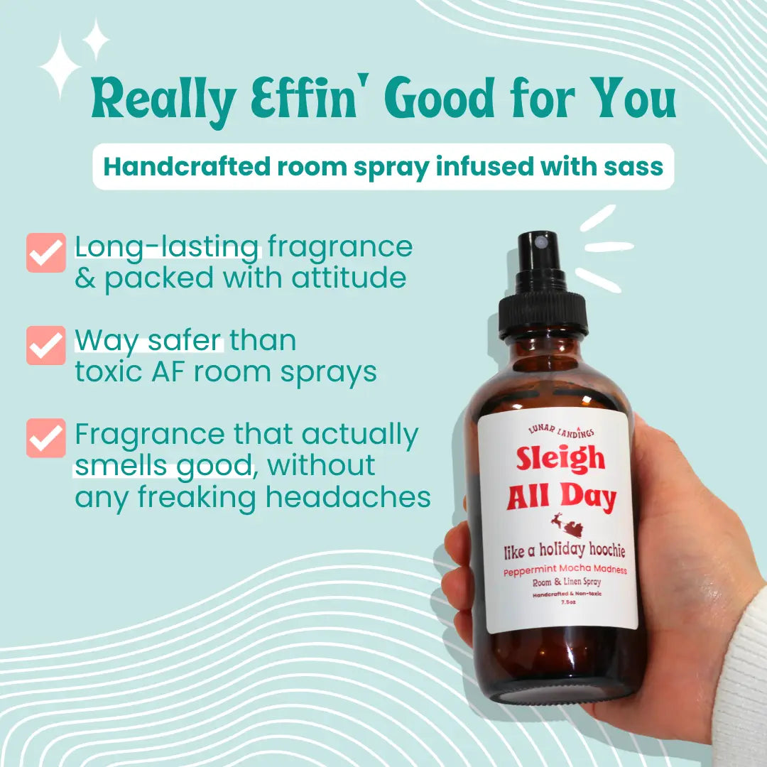 Room and Linen Spray: Peppermint Mocha "Sleigh All Day"