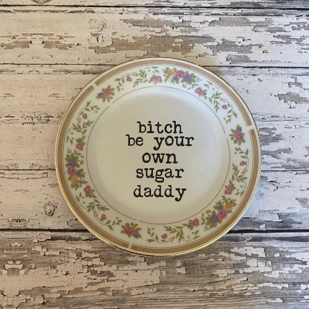 Plates: Upcycled Decorative Plates (Various Sizes/Sayings)