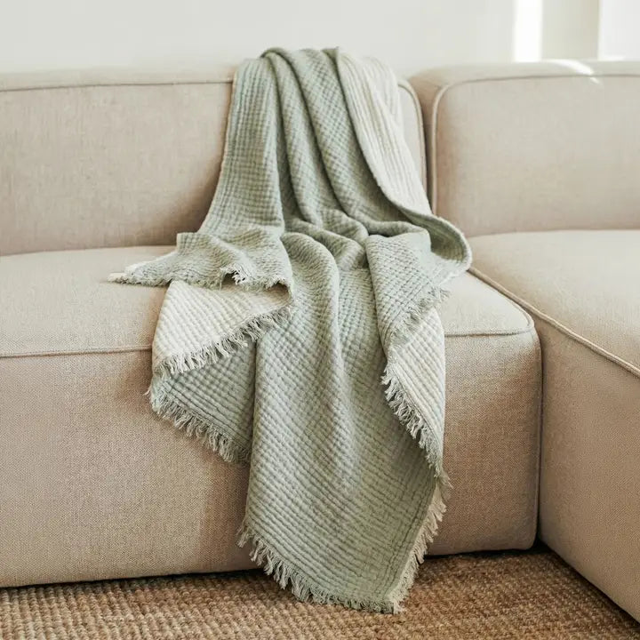 Blanket: 100% Cotton Muslin (Various Colors)