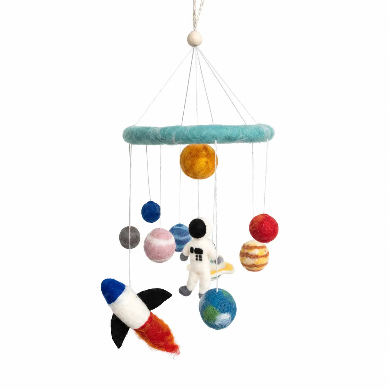 Mobile: Felted Solar System