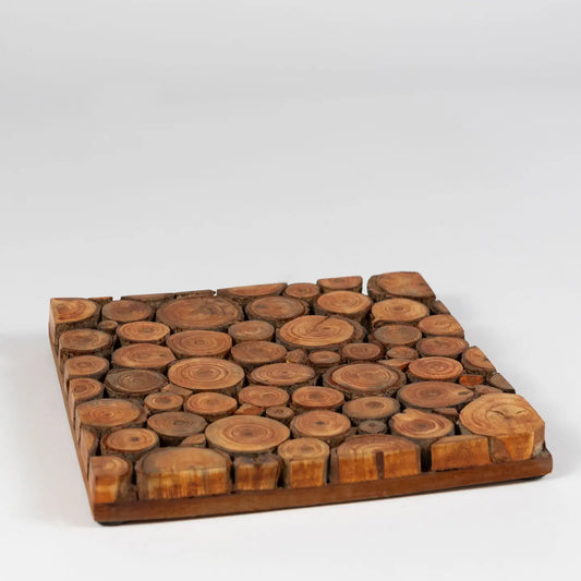 Trivet: Sliced Wood